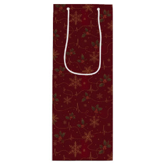 Sacola Para Vinho Bolsa de Natal de Cardiologia EKG ECG Eletrocardio