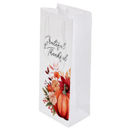 Sacola Para Vinho Bolsa de presente de abóbora vermelha de ação de g