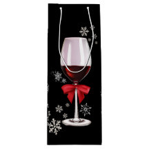 Bolsa de Presente de Vinho Adorável