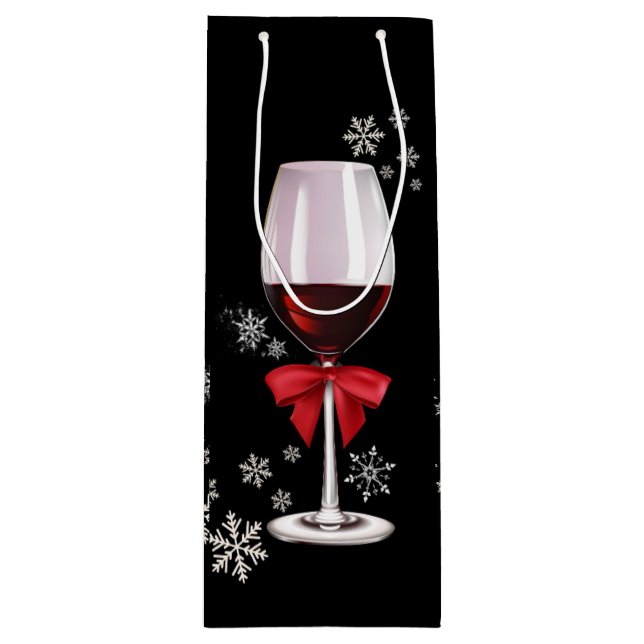 Sacola Para Vinho Bolsa de Presente de Vinho Adorável (Frente)