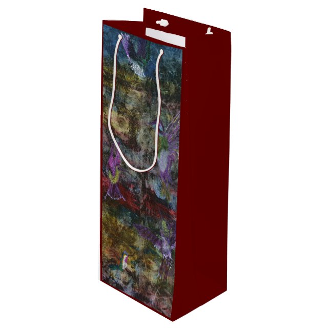 Sacola Para Vinho Bolsa de Presente de Vinho em Voo (Frente inclinada)