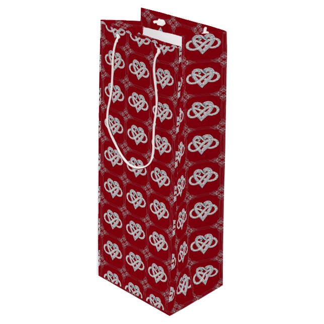 Sacola Para Vinho Bolsa de Presente de Vinho Infinito (Frente inclinada)