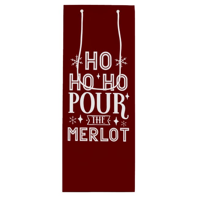 Sacola Para Vinho Bolsa de vinho Festivo Folidor (Frente)