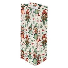 Bonita Vintage Elves Natal Seasonal