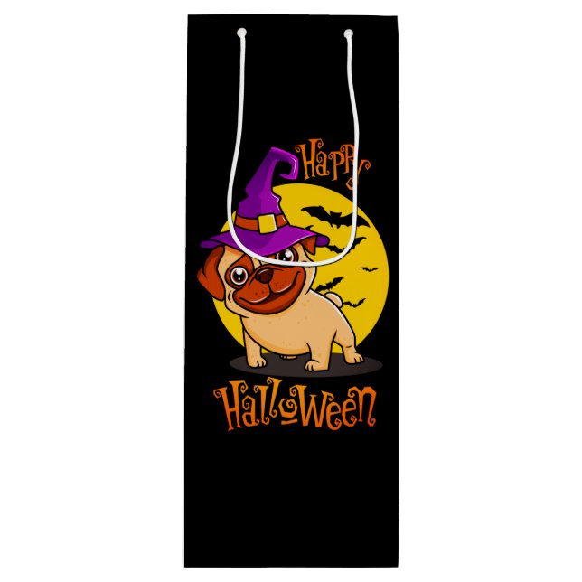 Sacola Para Vinho BooF - Bruno, o Bulldog Francês (Frente)