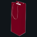 Sacola Para Vinho Borgonha<br><div class="desc">Borgonha é uma cor profunda e rica que mistura vermelho escuro com tons de roxo e,  por vezes,  marrom. É frequentemente descrita como sofisticada,  luxuosa e quente,  semelhante à cor do vinho tinto da região da Borgonha,  na França.</div>