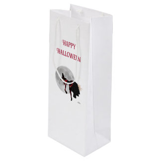 Sacola Para Vinho Bruxa Bêbada em Bolsa de Presente de Vinho de Vass