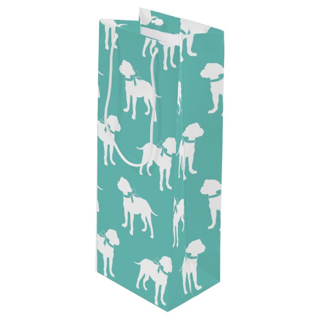 Sacola Para Vinho Bull Mastiff Dog Puppy Bullmastiff (Frente inclinada)