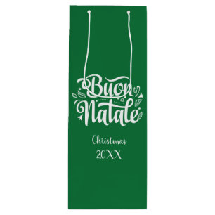 Sacola Para Vinho Buon Natale Felry Natal