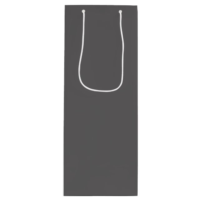 Sacola Para Vinho Carvão (Frente)