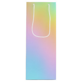 Sacola Para Vinho Casamento magnífico do Pastel Rainbow