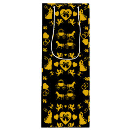 Sacola Para Vinho Casamento Romântico De Cavalo E Carrinho