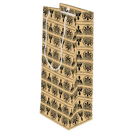 Sacola Para Vinho Castanho árabe grego mediterrânico