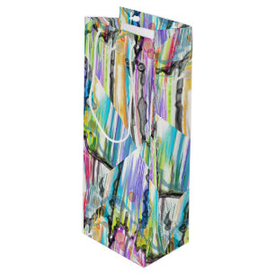 Sacola Para Vinho CATEGORIA CINCO: ABSTRATO ART DES Gift Bag