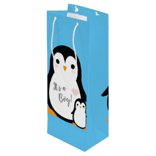 Sacola Para Vinho Chá de fraldas de pinguim