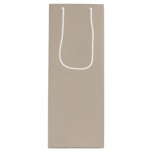 Sacola Para Vinho Chalkboard Snowman Khaki (Frente)