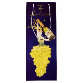 Sacola Para Vinho Champagne Grapes  Wine Gift Bag