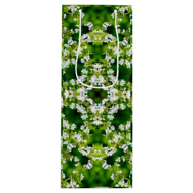 Sacola Para Vinho Cherry Blossoms (Frente)