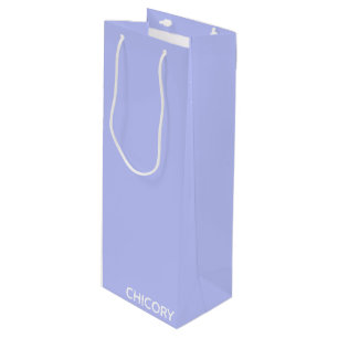 Sacola Para Vinho Chicória - Denominação de cor azul da flor