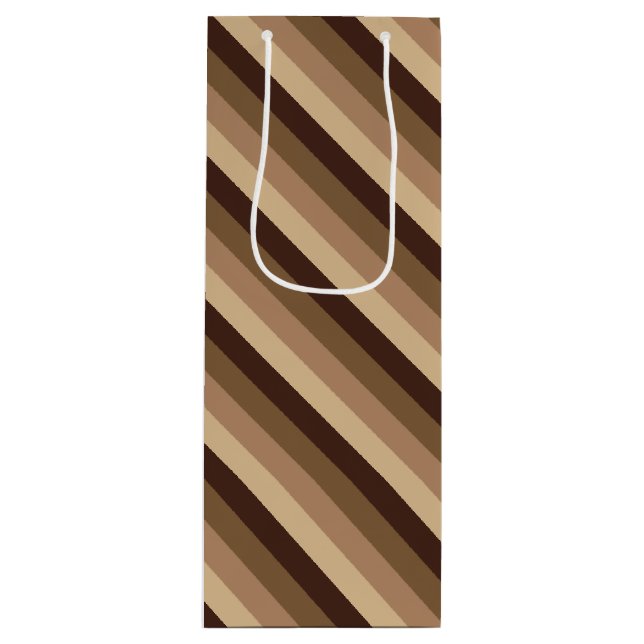 Sacola Para Vinho Chocolate láteo (Frente)