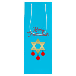 Sacola Para Vinho Chrismukkah Wine Gift Bags