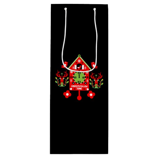 Sacola Para Vinho Christstollen Weihnachtsstollen Stollen Xmas Apron (Frente)