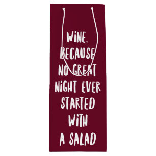 Sacola Para Vinho Citações engraçadas do bar