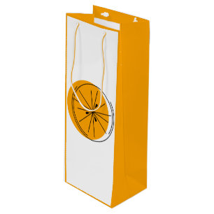 Sacola Para Vinho Citrus Orange presentbag wine larange