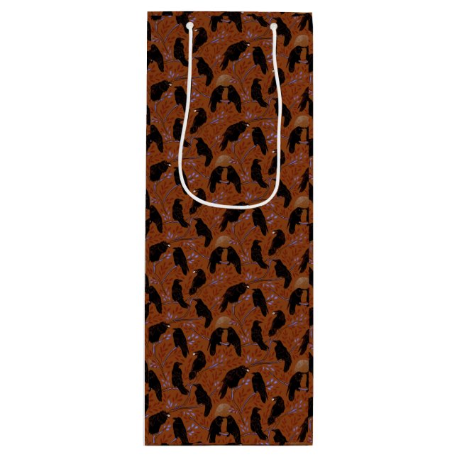 Sacola Para Vinho Coleção Coletiva Spooky Moonlit Compartilha Snack  (Frente)