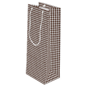 Sacola Para Vinho Coll.-GINGHAM 05-WINE BAG