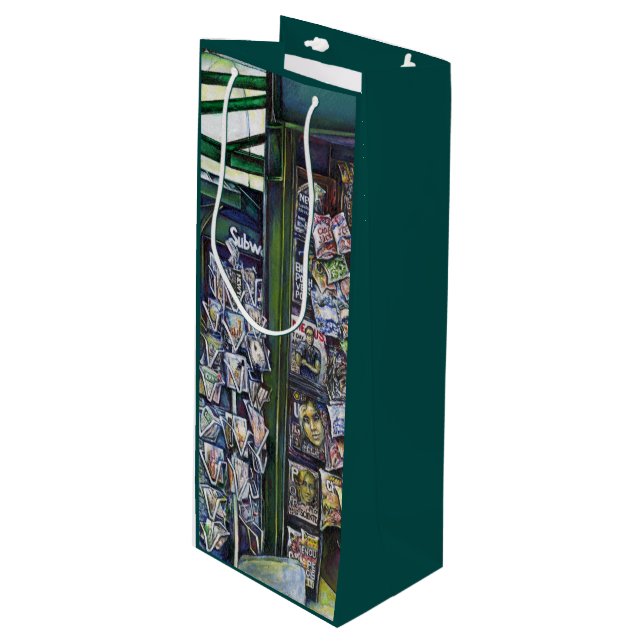 Sacola Para Vinho Como Uma Imagem É Inimaginativa? (Frente inclinada)