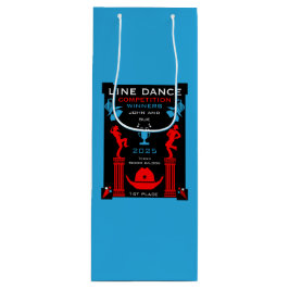 Sacola Para Vinho Competição de dança de linha americana