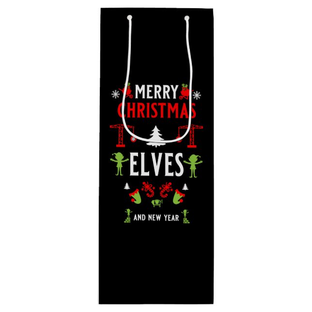 Sacola Para Vinho Construção de Construção de Construção Feia (Frente)