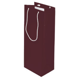 Sacola Para Vinho Cor Marrom Escuro Sólido