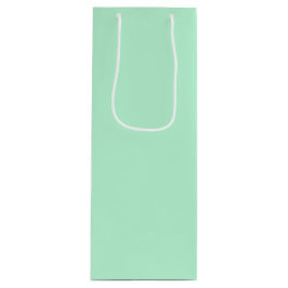 Sacola Para Vinho Cor Sólida Da Casa Da Moeda De Inverno