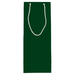 Sacola Para Vinho Cor Sólida Verde