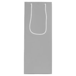 Sacola Para Vinho Cor Sólido Puro Prateado