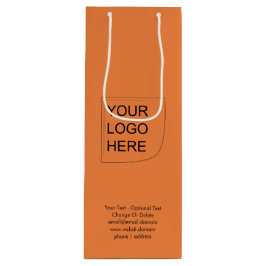 Sacola Para Vinho Cor Tendência - Saco de Presente de Logotipo de Vi