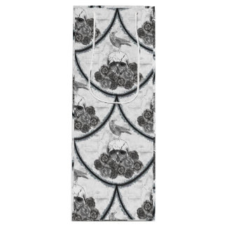 Sacola Para Vinho Crânios e espinhas de vinho