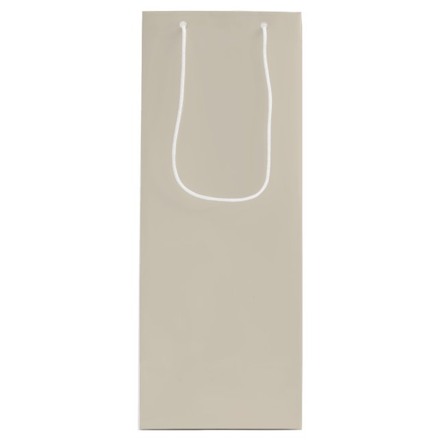 Sacola Para Vinho Creme (Frente)