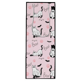 Sacola Para Vinho Cute Ghost Cats Halloween