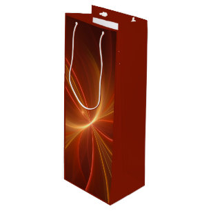 Sacola Para Vinho Dançar Com A Arte Fractal Moderna Abstrato