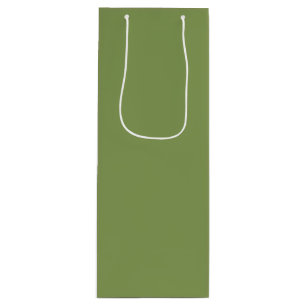 Sacola Para Vinho Decor de Cor de Fundo Verde da Moss Personalizar i