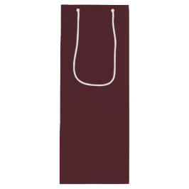 Sacola Para Vinho Deep Maroon Solid Color
