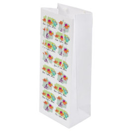 Sacola Para Vinho Dinossauro