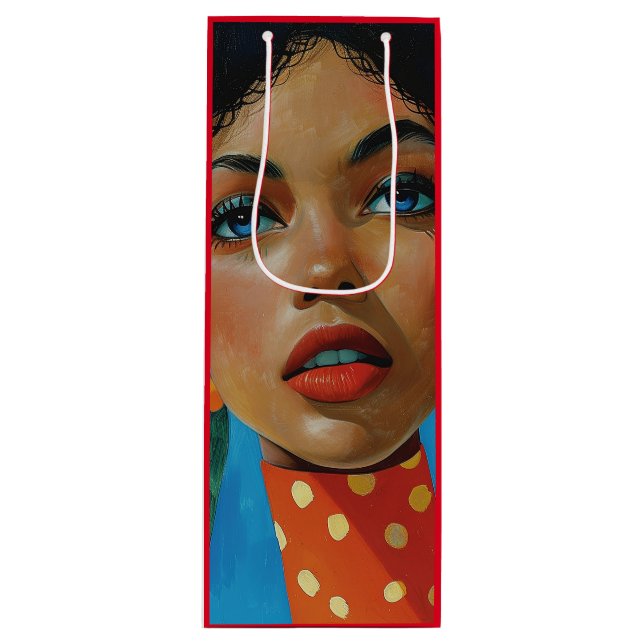 Sacola Para Vinho Dionne por KAB Wine Gift Bag (Frente)