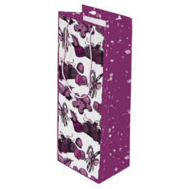 Sacola Para Vinho Doces de Feriado - Açaí (Sólido)