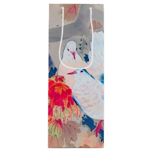 Sacola Para Vinho Dove in Autumn Leaves, Watanabe Seitei