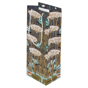 Sacola Para Vinho Dragões Água Lírios Marsh Art Nouveau