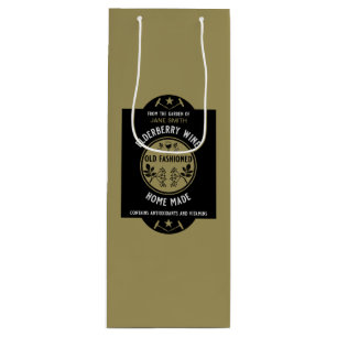 Sacola Para Vinho Elderberry casada personalizada